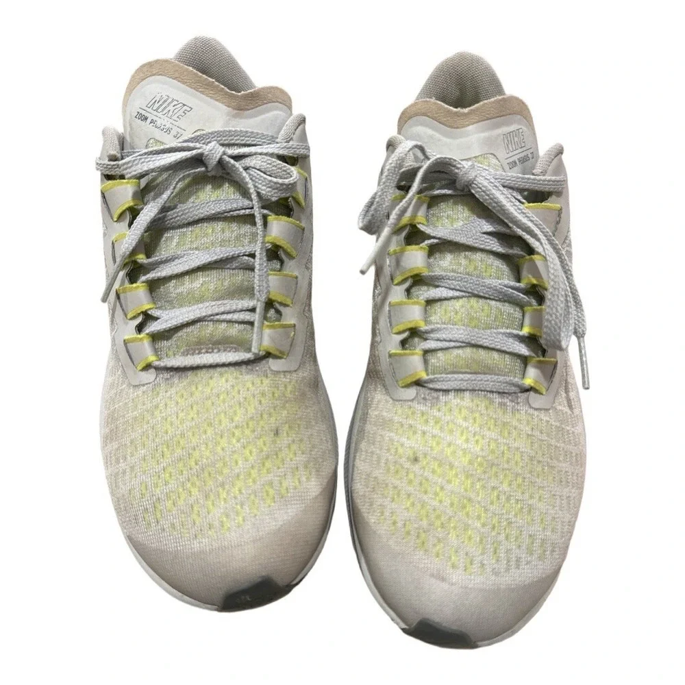Nike Air Zoom‎ Pegasus 37 Grey Volt Youth Running Shoes CJ2099-003 Size 6Y